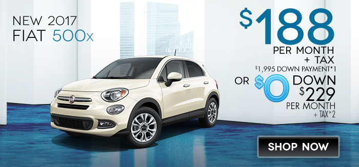 Lease the 2017 FIAT 500X 