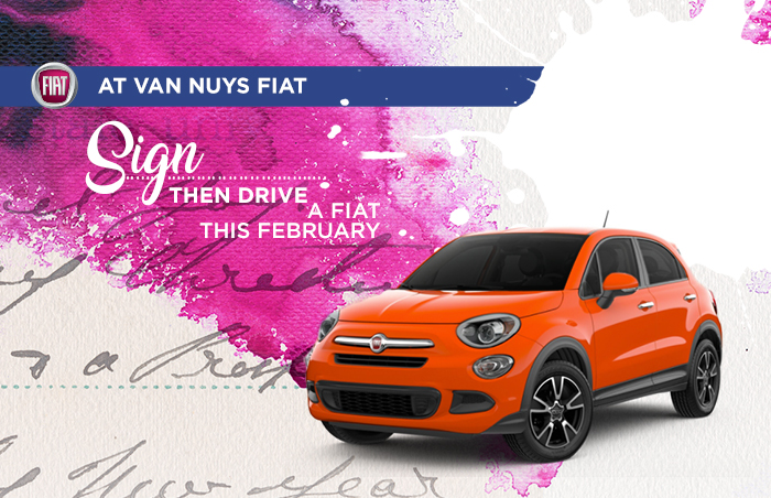 Sign Then Drive A FIAT This February