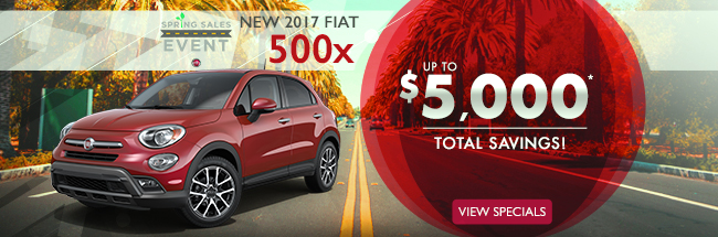 New 2017 Fiat 500X