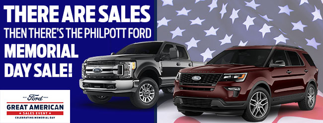 There Are Sales Then There’s The Philpott Ford Memorial Day Sale!