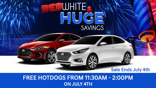 Red, White and HUGE Savings…