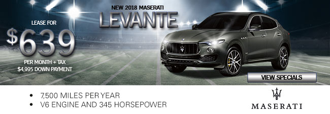 New 2018 Maserati Levante 