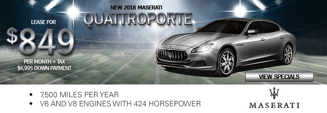 New 2018 Maserati Quattroporte