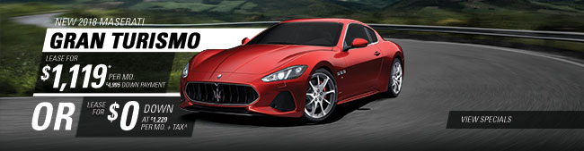 New 2018 Maserati Gran Turismo