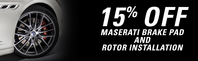 Maserati Brake Pads and Rotors Installation
