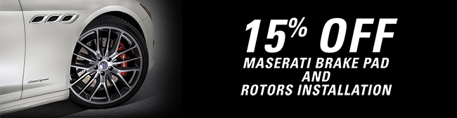 Maserati Brake Pad and Rotors Installation