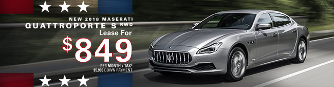 New 2018 Maserati Quattroporte