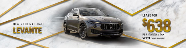 New 2018 Maserati Levante 
