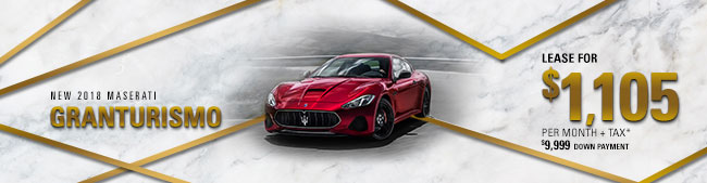 New 2018 Maserati GranTurismo