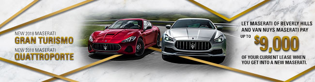 Let Maserati of Beverly Hills and Van Nuys Maserati Pay Up to $9,000