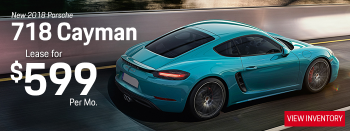 New 2018 Porsche 718 Cayman