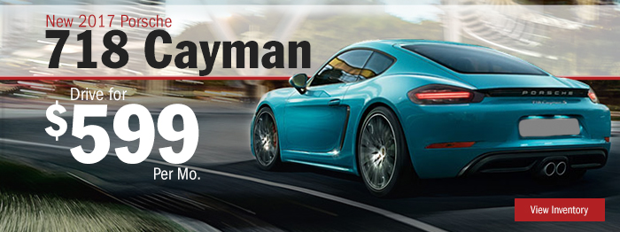New 2017 Porsche 718 Cayman