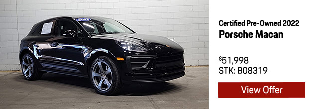 Certified Pre-Owned Porsche