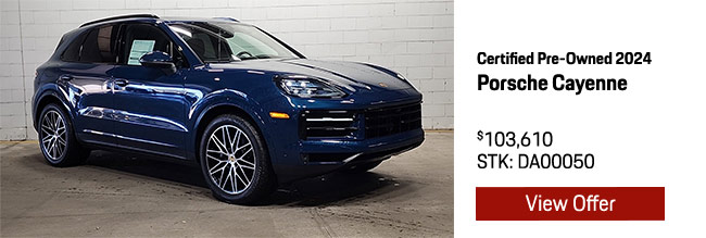 Certified Pre-Owned Porsche