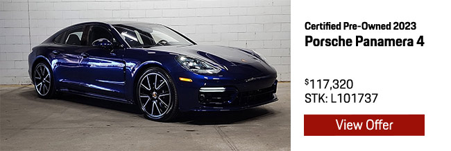 Certified Pre-Owned Porsche