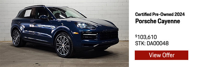 Certified Pre-Owned Porsche