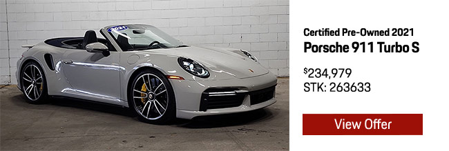 Certified Pre-Owned 2023 Porsche 911 Turbo S