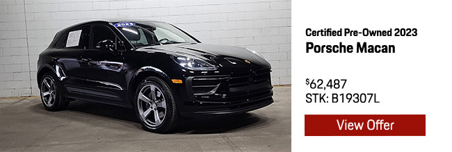 Certified Pre-Owned Porsche