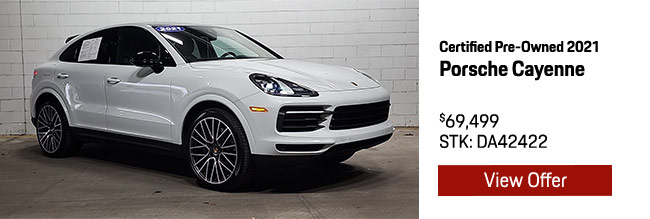 Certified Pre-Owned Porsche