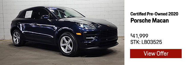 Certified Pre-Owned Porsche