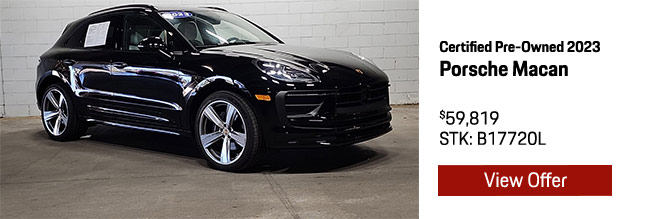 Certified Pre-Owned Porsche