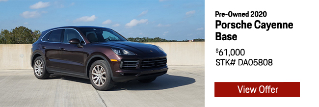 Pre-Owned 2020 Porsche Cayenne Base