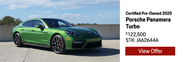 Certified Pre-Owned 2020 Porsche Panamera Turbo