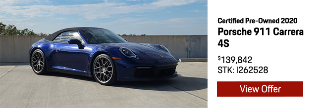 Certified Pre-Owned 2020 Porsche 911 Carrera 4S