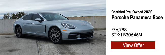 Certified Pre-Owned 2020 Porsche Panamera Base