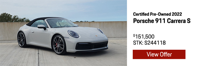 Certified Pre-Owned 2022 Porsche 911 Carrera S