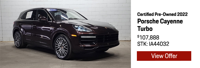 Certified Pre-Owned 2022 Porsche Cayenne Turbo