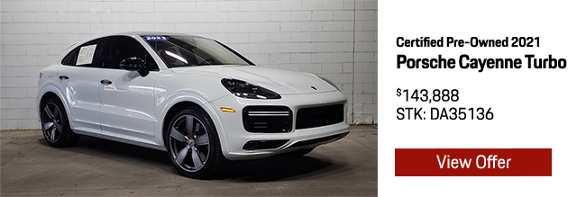 Certified Pre-Owned 2021 Porsche Cayenne Turbo