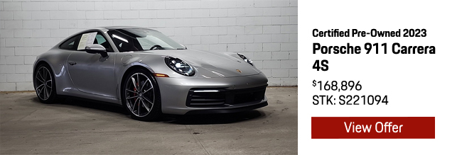 Certified Pre-Owned 2023 Porsche 911 Carrera 4S