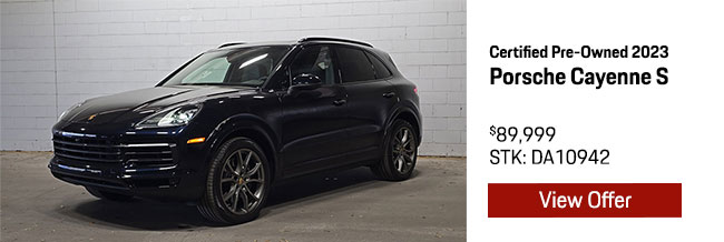 Certified Pre-Owned 2024 Porsche Cayenne S