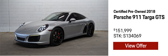 Certified Pre-Owned 2018 Porsche