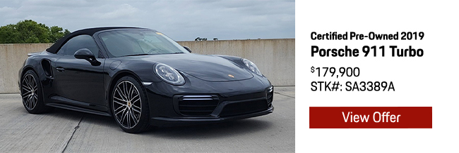 Certified Pre-Owned 2019 Porsche 911 Turbo