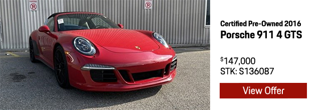 Certified Pre-Owned 2016 Porsche 911 4 GTS