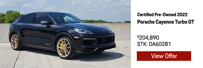 Certified Pre-Owned 2022 Porsche Cayenne Turbo GT