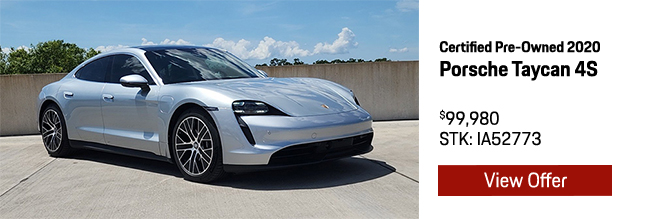 Certified Pre-Owned 2020 Porsche Taycan 4S