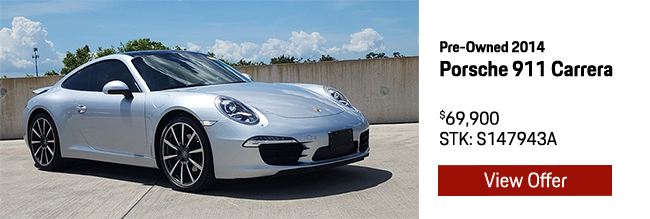  Pre-Owned 2014 Porsche 911 Carrera