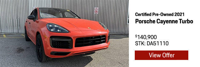 Certified Pre-Owned 2021 Porsche Cayenne Turbo