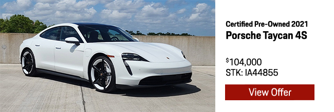 Certified Pre-Owned 2021 Porsche Taycan 4S