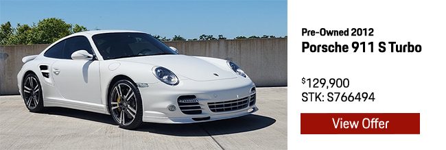 Certified Pre-Owned 2012 Porsche 911 S Turbo