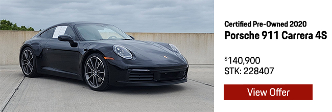 Certified Pre-Owned 2020 Porsche 911 Carrera 4S