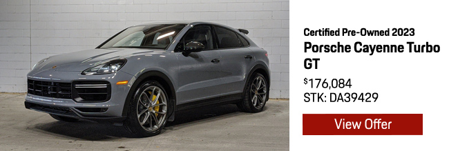 Certified Pre-Owned 2023 Porsche Cayenne Turbo GT