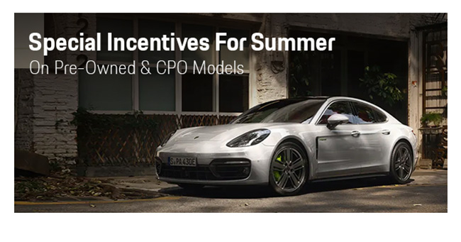 special incentives for summer on pre-owned and cpo models