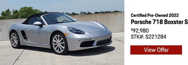 Certified Pre-Owned Porsche for sale