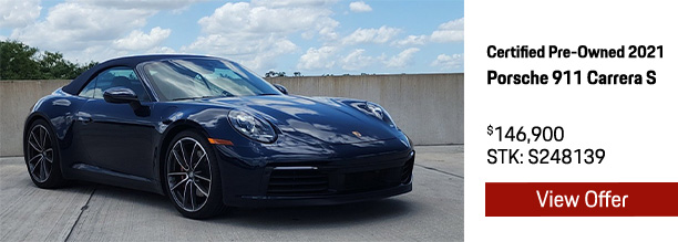 Certified Pre-Owned Porsche for sale