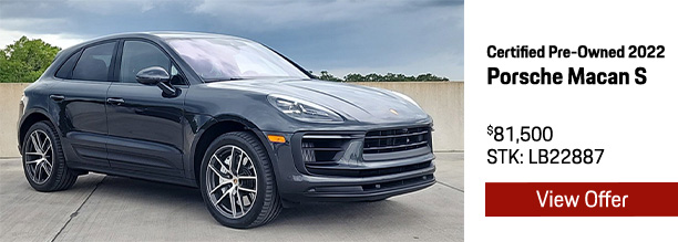 Certified Pre-Owned 2022 Porsche