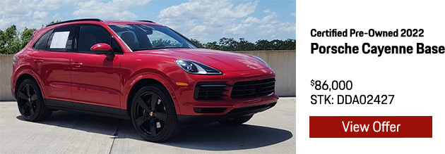 Certified Pre-Owned 2020 Porsche Cayenne Base